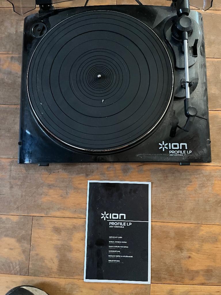 ion turntable usb plaatenspeler, Zo goed als nieuw, USB-aansluiting, Platenspeler, Ophalen