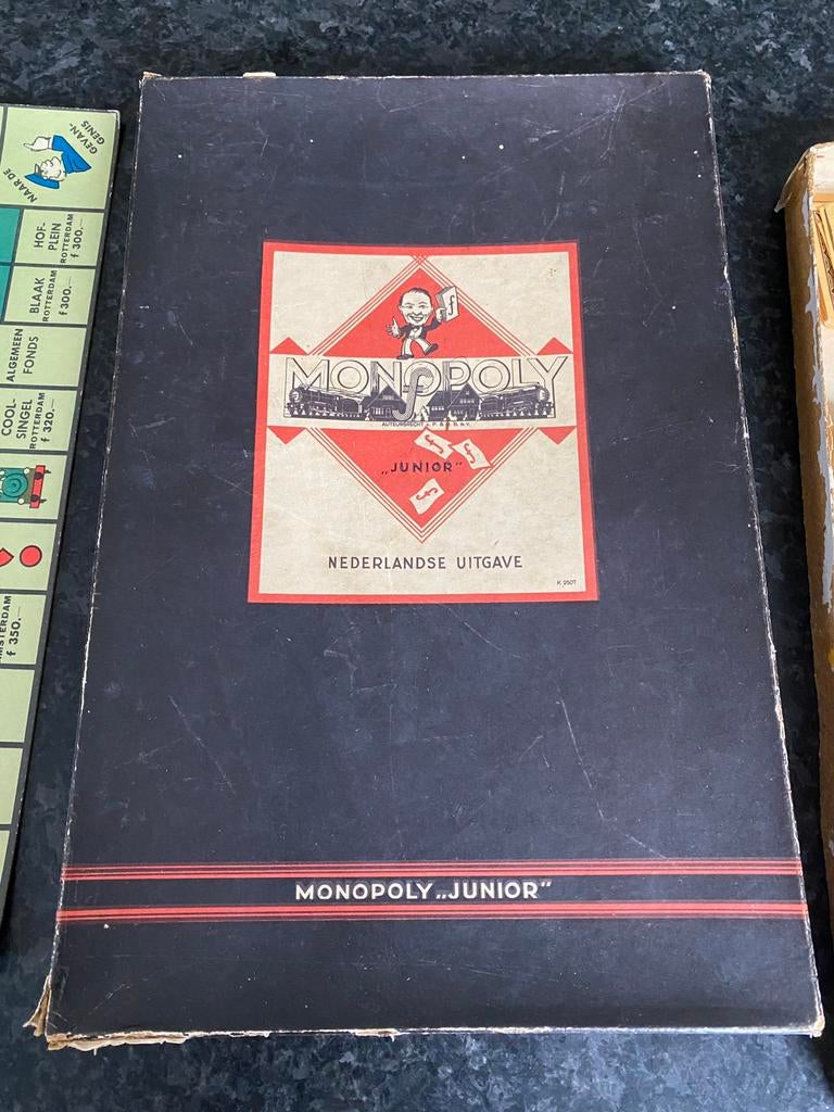 Monopoly Junior bordspel uit 1941-1942, Ophalen of Verzenden