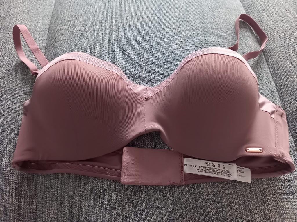 Nieuw donkerroze bh 75B 34B balconette Primark, Kleding | Dames, Primark, Verzenden, Roze, BH
