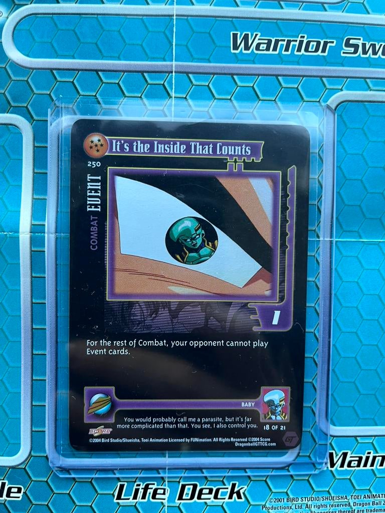 Dragonball GT kaarten ccg - It’s the inside that counts (UR), Verzenden, Zo goed als nieuw, Meerdere kaarten