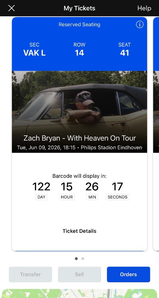 Zach Bryan tickets, kaartjes Eerste Ring, 9 juni, Eindhoven, Twee personen, Juni