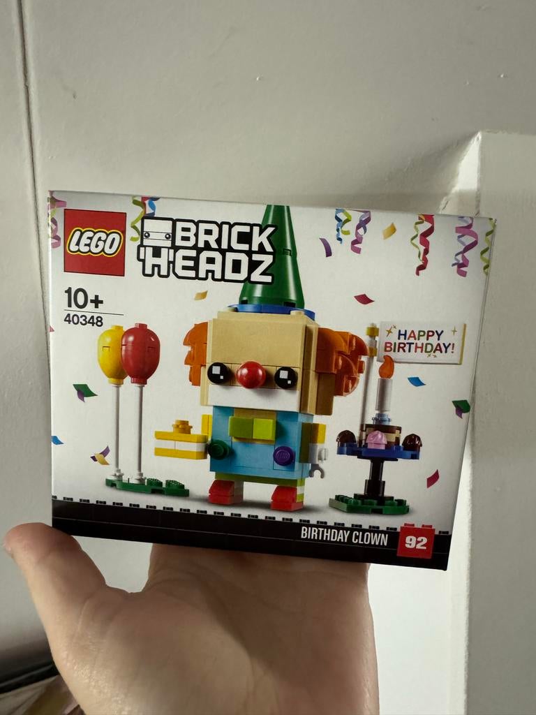 LEGO Brickheadz 40348 Verjaardagsclown - Nieuw!, Ophalen of Verzenden, Nieuw, Complete set, Lego