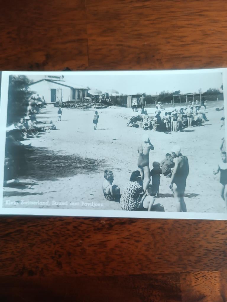 Suameer klein Zwitserland,strand met paviljoen, Verzamelen, Ophalen of Verzenden, Voor 1920, Noord-Holland