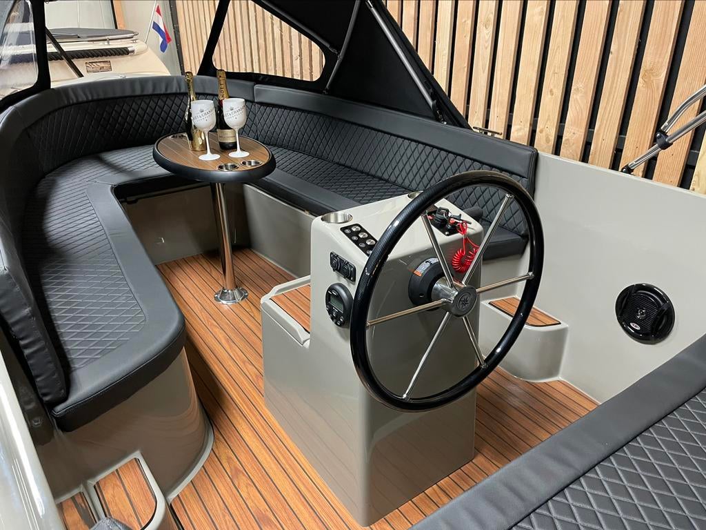 Uw "MEERSLOEP 600" dealer Lusso Watersport! 20PK 50PK Nieuw!, Watersport en Boten, Sloepen, Ophalen, Nieuw, Buitenboordmotor, Polyester