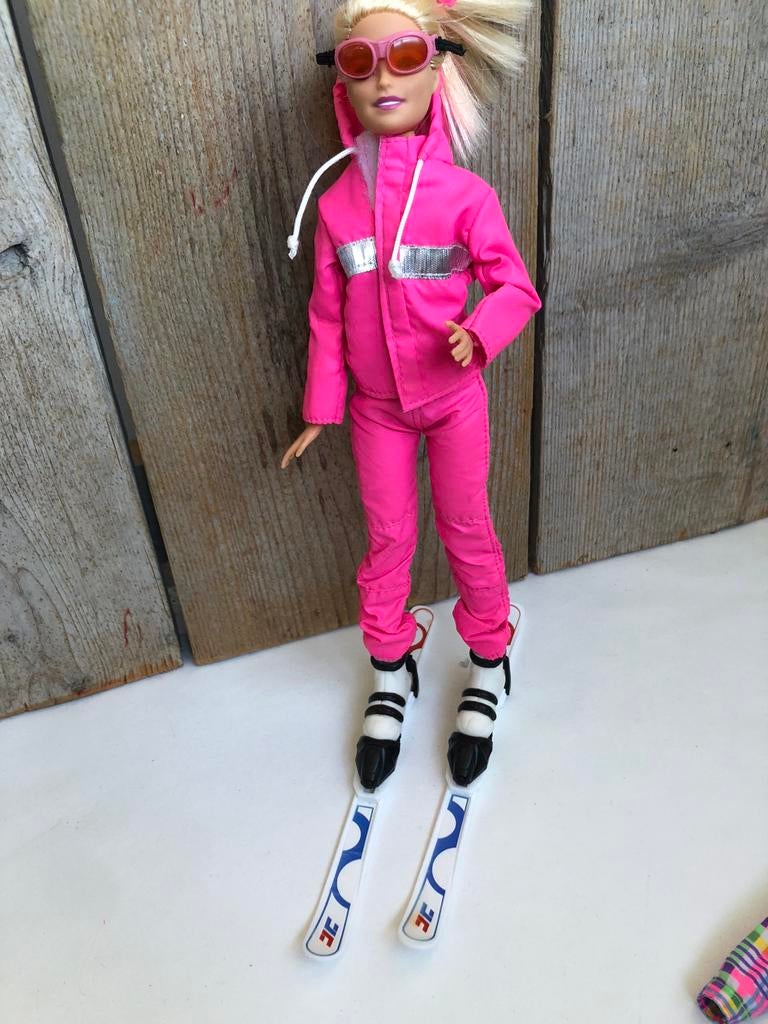 Skipak en ski’s voor Barbie, Ophalen of Verzenden, Zo goed als nieuw, Barbie