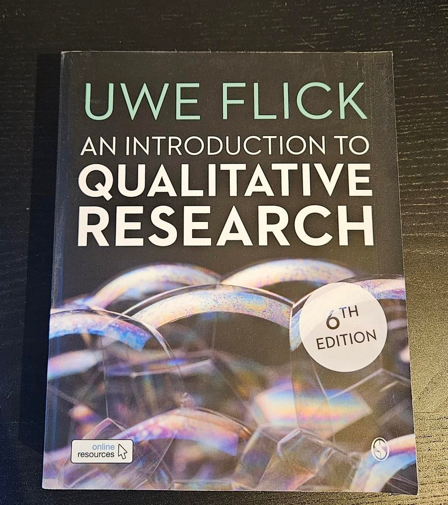 Inleiding tot kwalitatief onderzoek - Uwe Flick, Boeken, Uwe Flick, Zo goed als nieuw, Alpha, HBO