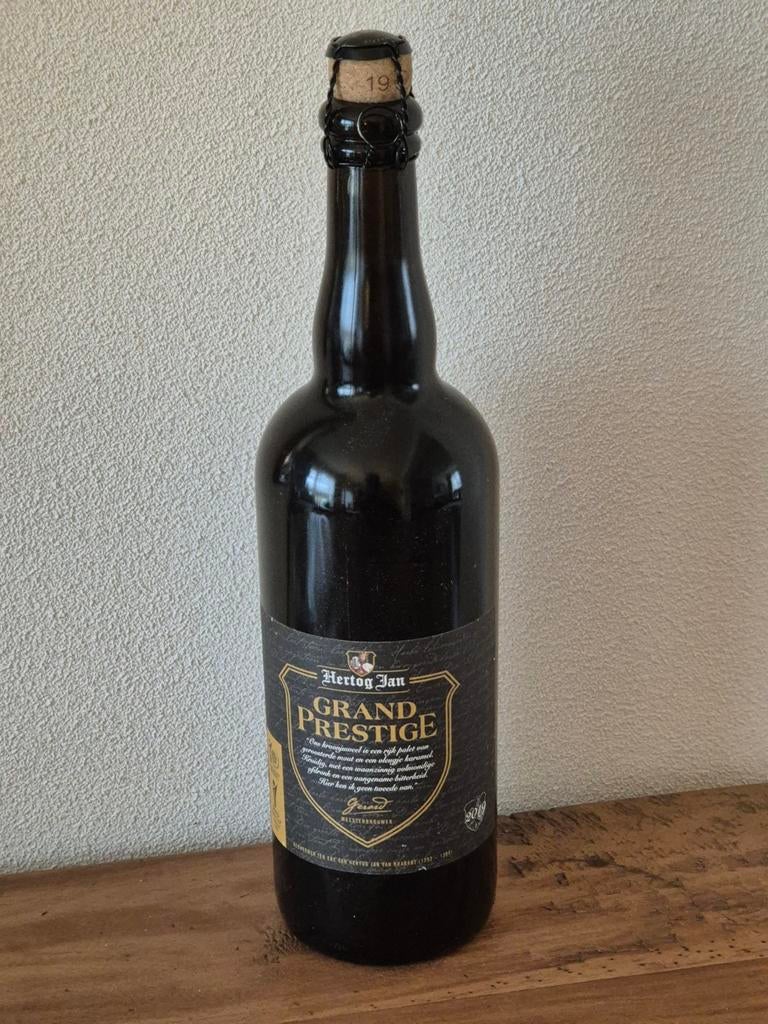 2019 Volle Hertog Jan Grand Prestige fles bier 0,75 Ltr, Ophalen of Verzenden, Zo goed als nieuw, Flesje(s), Hertog Jan