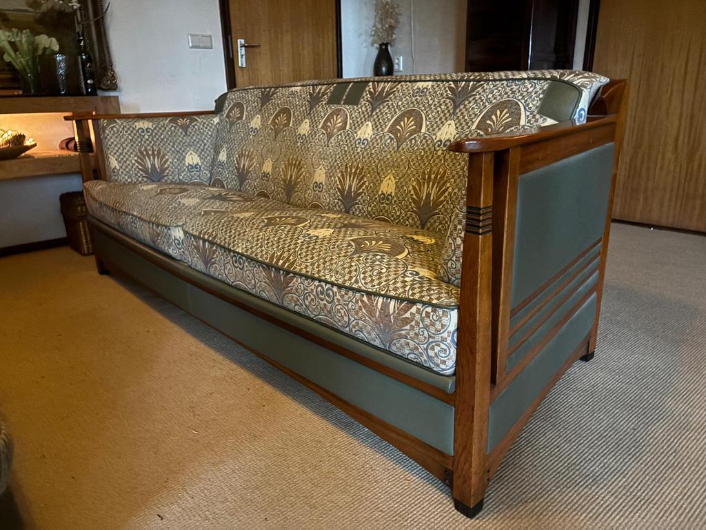 Prachtige Schuitema bank, Huis en Inrichting, Ophalen, Art deco Mid century, Driepersoons, 75 tot 100 cm