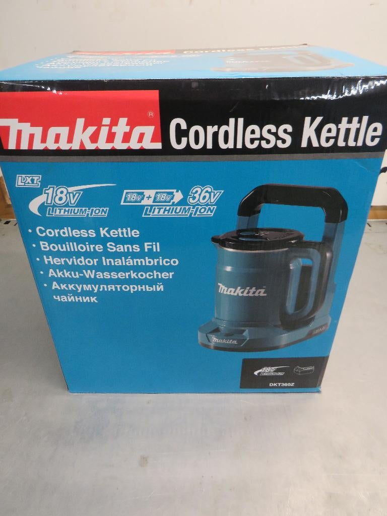Makita DKT360Z 2x18V Li-ion accu waterkoker Nieuw, Doe-het-zelf en Verbouw, Gereedschap | Handgereedschap, Nieuw, Ophalen of Verzenden