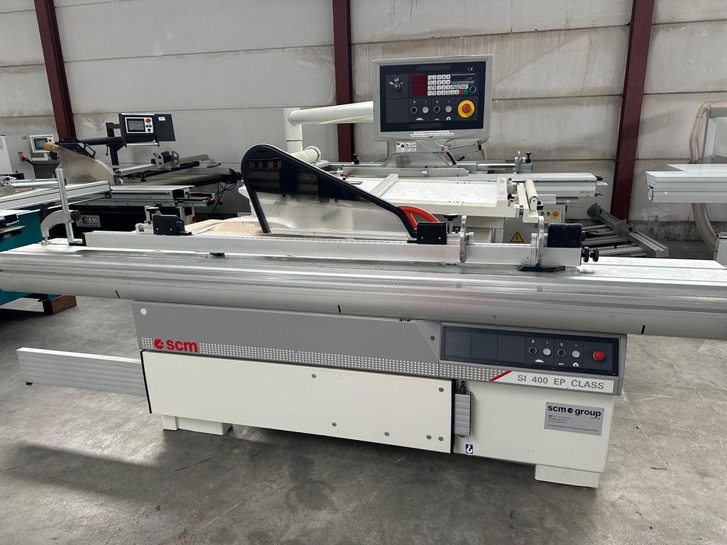 SCM formaatzagen gestuurd, Doe-het-zelf en Verbouw, Gereedschap | Zaagmachines, Ophalen, Gebruikt, 70 mm of meer, Overige typen