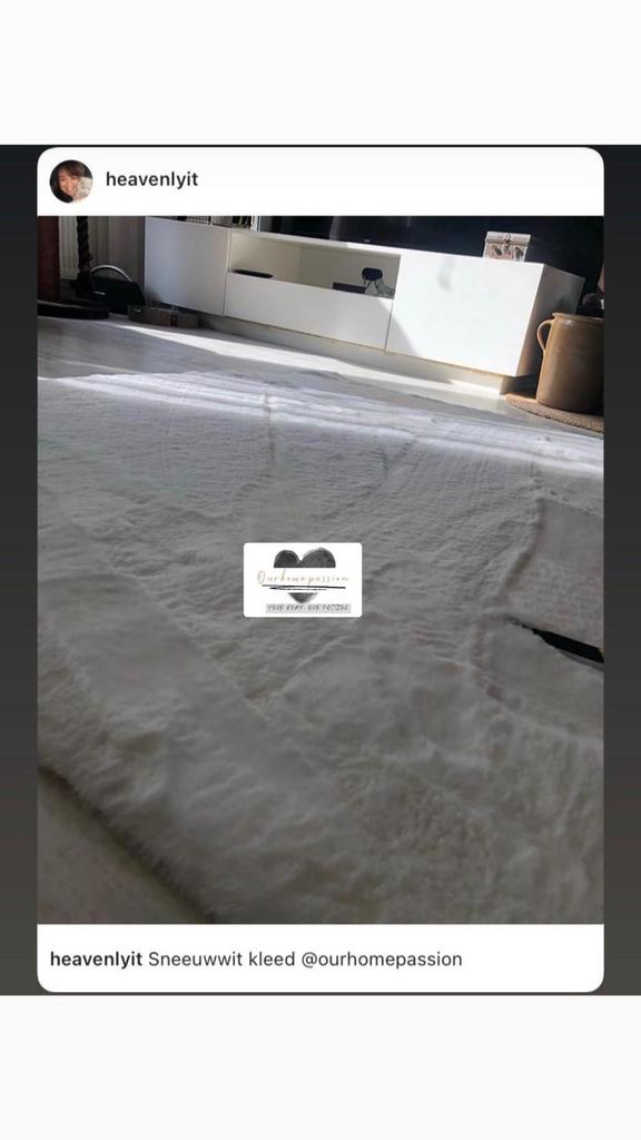 ERIC KUSTER FLUFFY VLOERKLEED 160x230 TAUPE CREME ZWART GRYS, Huis en Inrichting, Stoffering | Tapijten en Kleden, 200 cm of meer