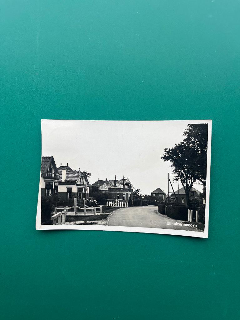 Uithuizermeeden 1939, Verzamelen, Ansichtkaarten | Nederland, Ophalen of Verzenden, 1920 tot 1940, Gelopen, Groningen