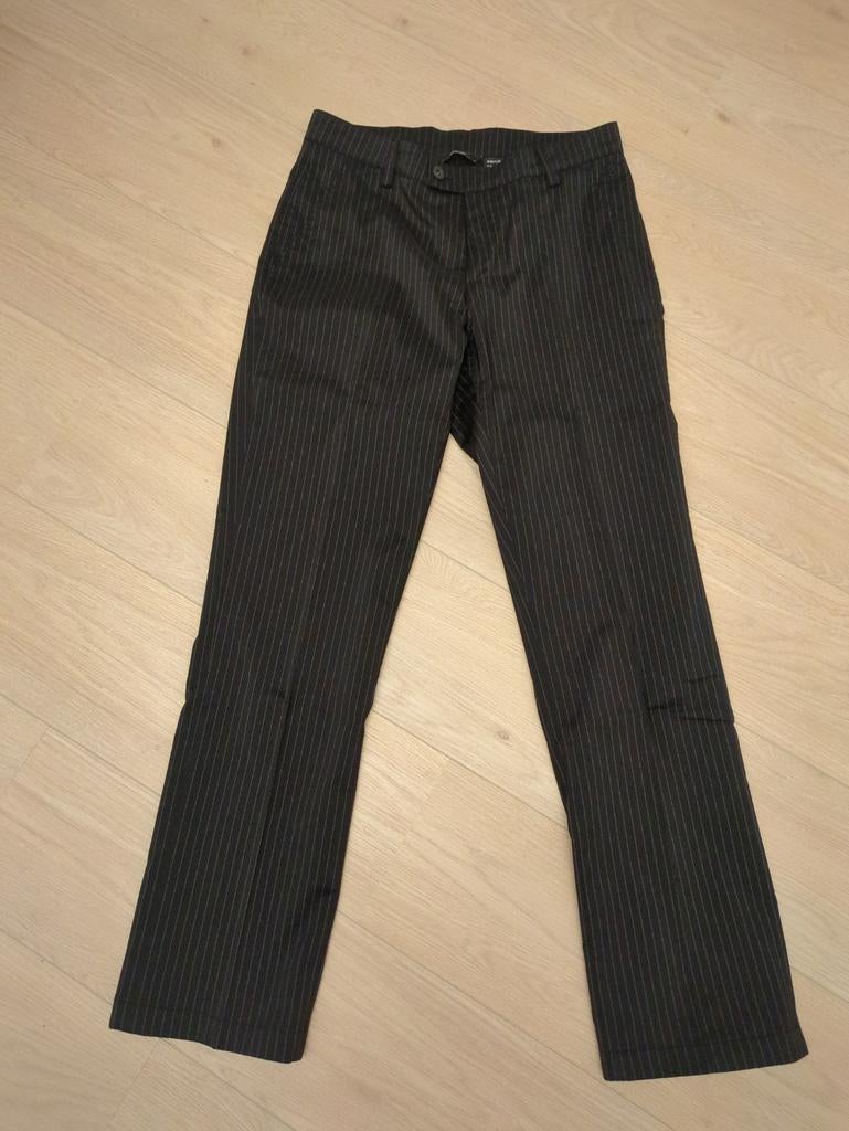 Golfbroek heren Abacus maat 48 (32/33) | zwart krijtstreep, Sport en Fitness, Golf, Ophalen of Verzenden, Gebruikt, Kleding