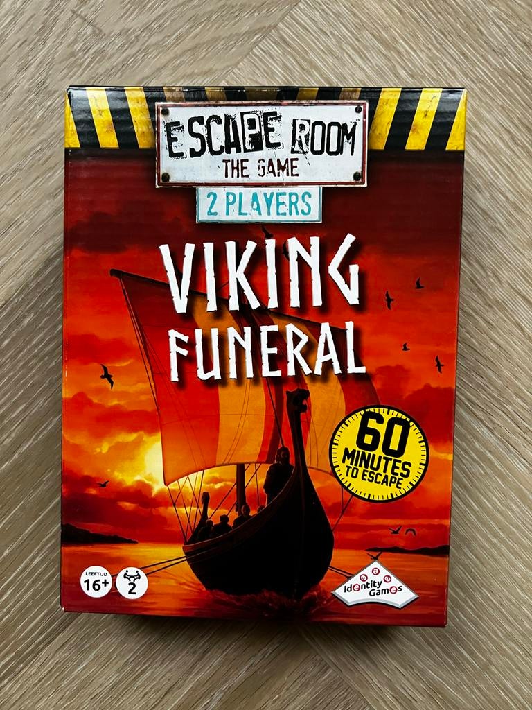 Escape Room The Game: Viking Funeral - 2 spelers, Hobby en Vrije tijd, Gezelschapsspellen | Bordspellen, Een of twee spelers, Ophalen of Verzenden