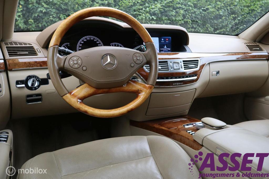 Youngtimer Mercedes S400 HYBRID V6 | schuifdak | Distronic+, Auto's, Euro 5, Achterwielaandrijving, Gebruikt, Beige