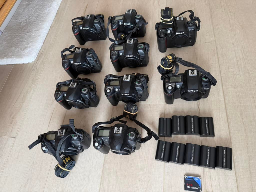 2x Nikon d100 4x d70s 2x d70 2x d50 body, Ophalen of Verzenden, Nikon, Geen optische zoom