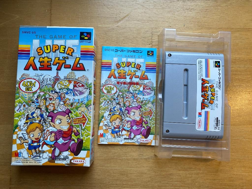 Super Jinsei game super famicom, 1 speler, Ophalen of Verzenden, Zo goed als nieuw, Vanaf 3 jaar