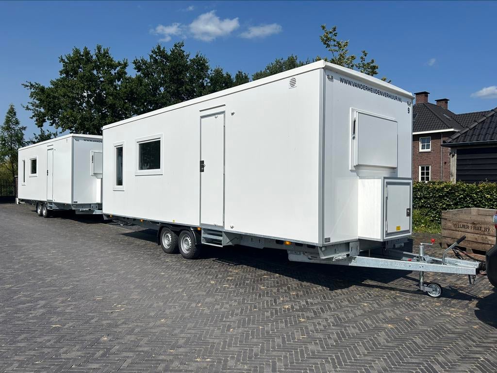 Te Huur: Tijdelijke huisvesting mobiele woonunit container, Zakelijke goederen, Machines en Bouw | Keten en Containers, Verzenden