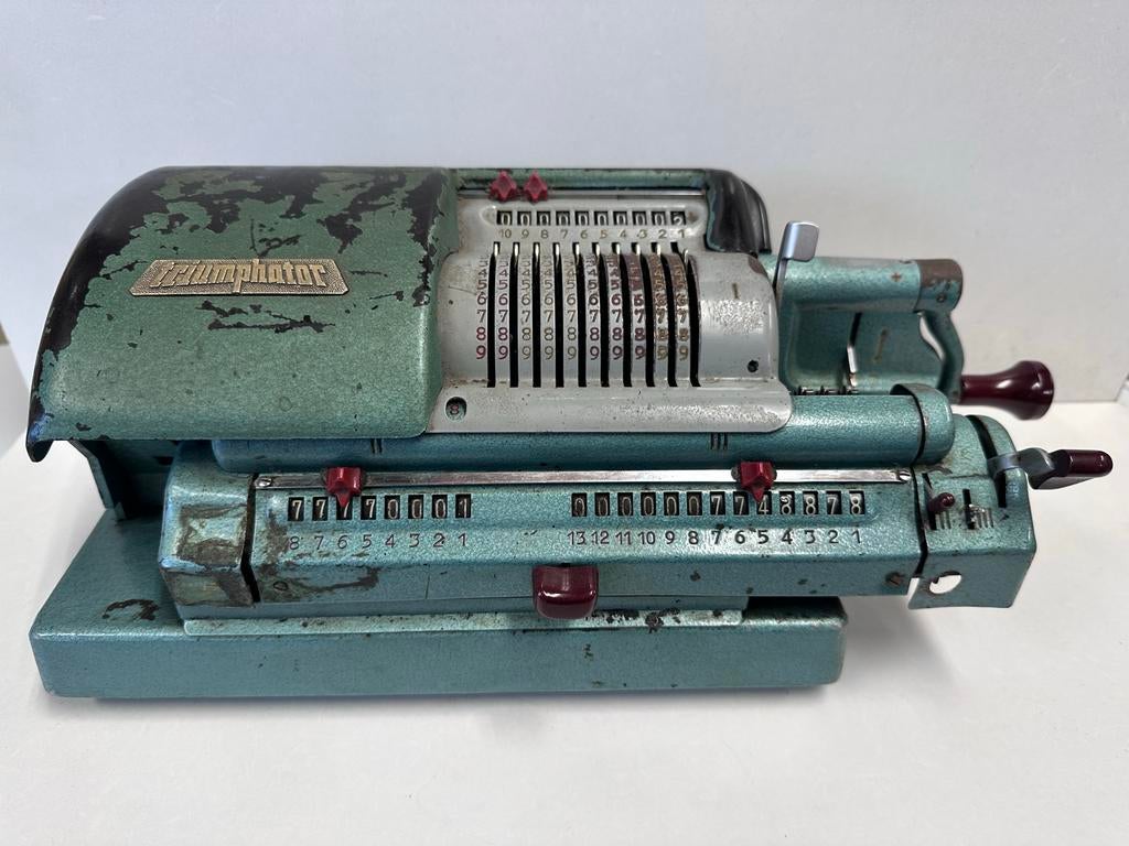 Vintage Triumphator Rekenmachine, Ophalen of Verzenden