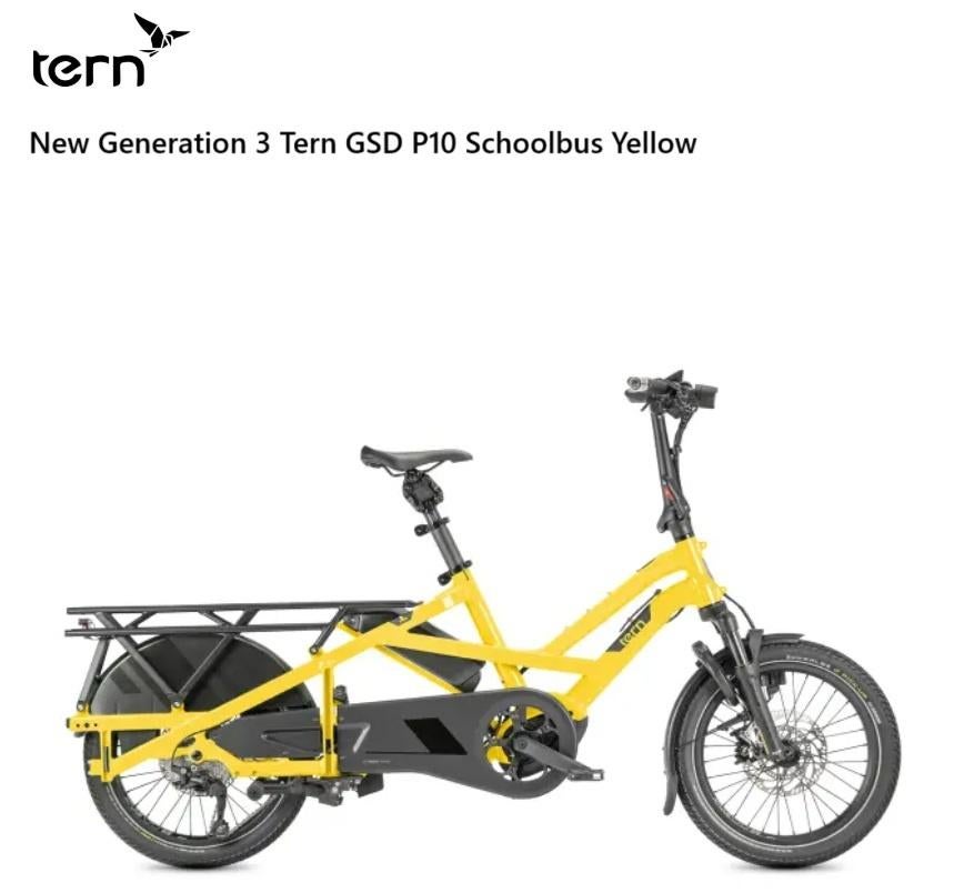 Nieuwe Tern gen3 GSD P10, P00 en S10 - nu 600 euro korting!, Overige merken, Nieuw, Ophalen of Verzenden, Klantenservice@debakfietsenspecialist.nl