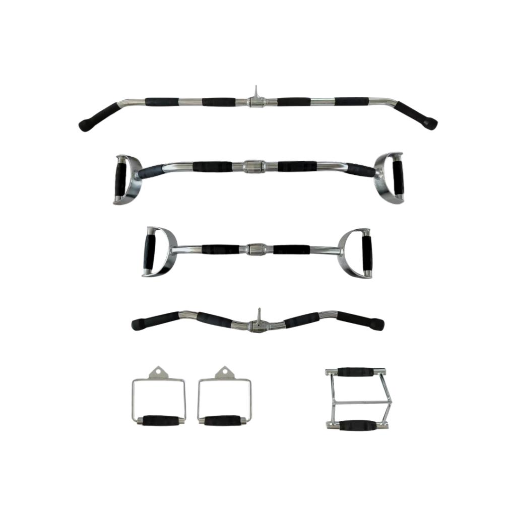 PH Fitness Multi Grip Set RVS – 6 Antislip Lat Pulley Grips, Sport en Fitness, Fitnessmaterialen, Nieuw, Overige typen, Armen