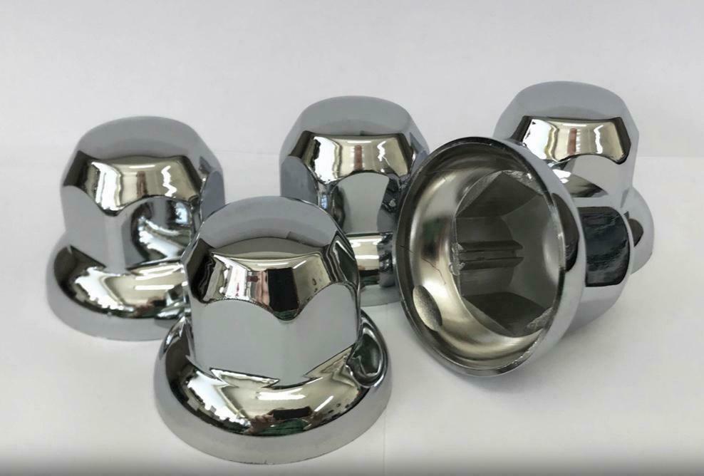 Wielmoerdoppen 32mm en 33 mm - chrome/kunstof/rvs soorten, Auto-onderdelen, Vrachtwagen-onderdelen, Ophalen of Verzenden, DAF