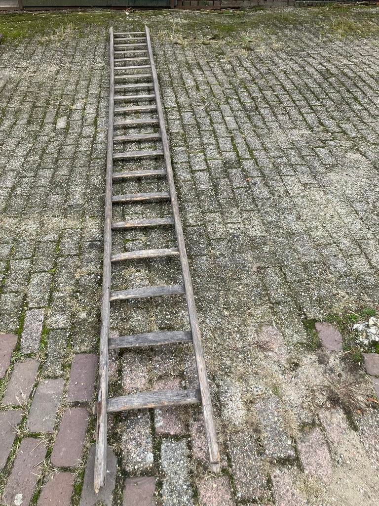 Ladder fruitplukladder, Ophalen, Zo goed als nieuw, Minder dan 2 meter