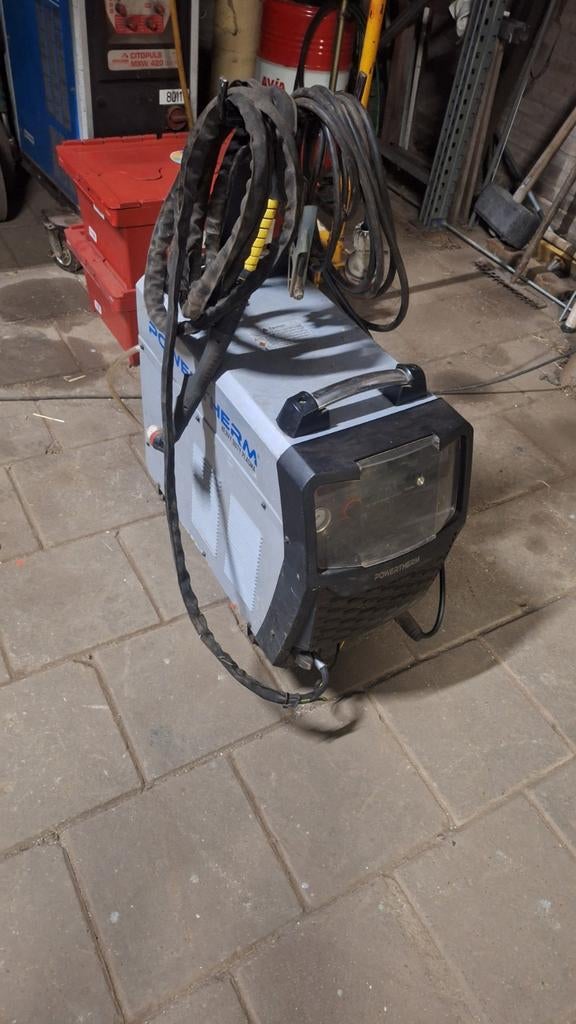 Powertherm plasma snijder, Ophalen