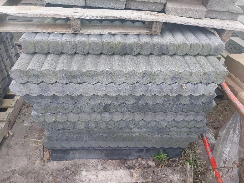 Rondo palisaden 8x25x100 cm antraciet opsluitbanden, 100 tot 200 cm, Nieuw, Ophalen of Verzenden, Minder dan 25 cm