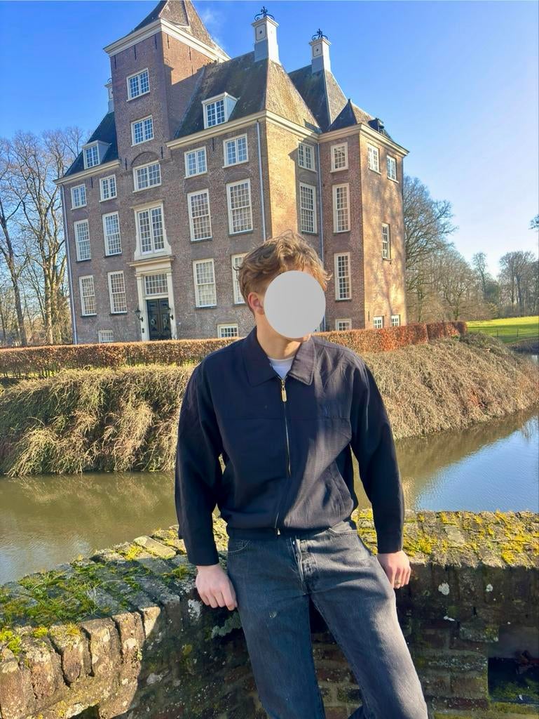 Vintage YSL Jas, Ophalen of Verzenden, Gedragen, Maat 48/50 (M), Zwart