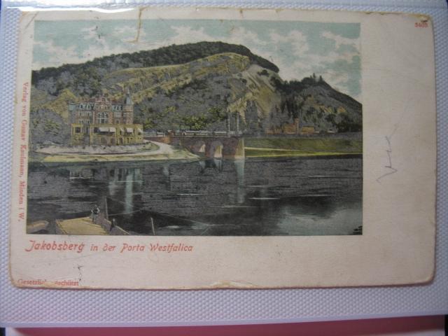 Porta westfalica Jakobsberg circa 1910, Verzenden, Voor 1920, Gelopen, Duitsland