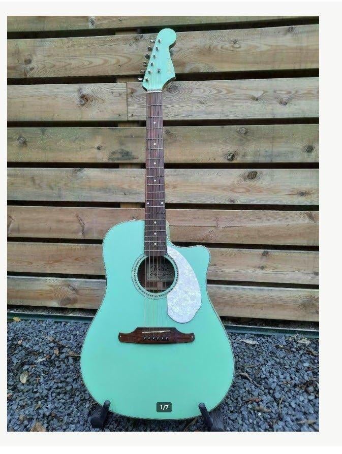 Fender Sonoran Surf Green, Muziek en Instrumenten, Ophalen, Zo goed als nieuw, Western- of Steelstringgitaar