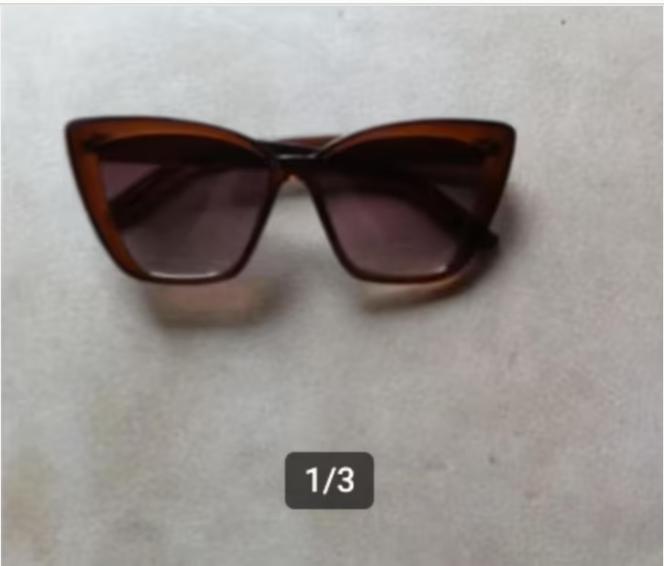 Dames zonnebril bruin vlinder model H&M, Overige merken, Zonnebril, Bruin, Nieuw