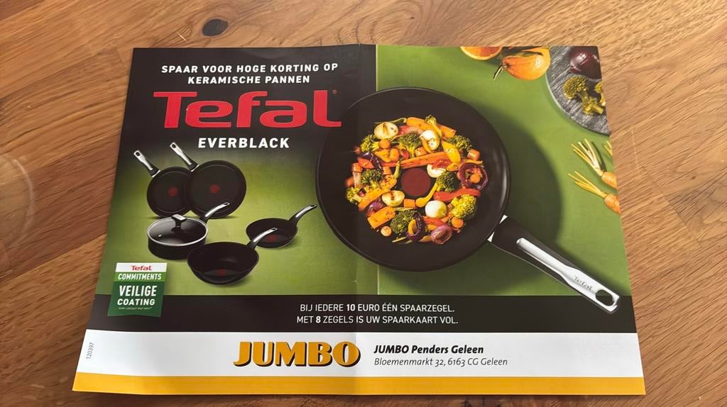 Jumbo zegels jumbo actie  4 stuks +2, Verzamelen, Jumbo, Ophalen of Verzenden