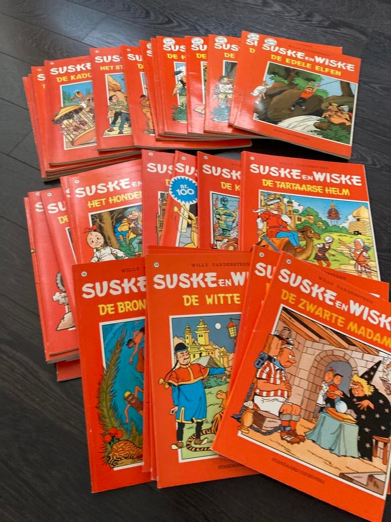 Te koop Suske en Wiske, Meerdere comics, Ophalen, Gelezen, Europa