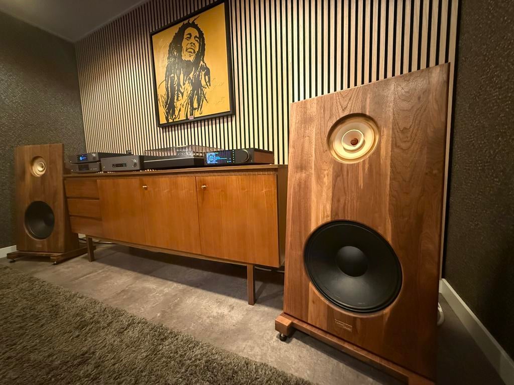 Lentus Audio open baffle, uniek, klinken ongeëvenaard!, Audio, Tv en Foto, Luidsprekers, Contact@vintageaudiobreda.nl, Zo goed als nieuw