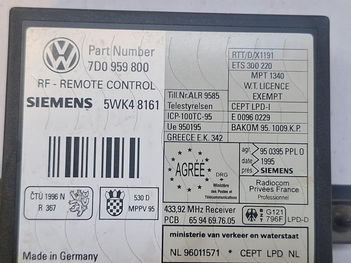 Comfort Module van een Volkswagen Transporter, Auto-onderdelen, Gebruikt, -, -, -