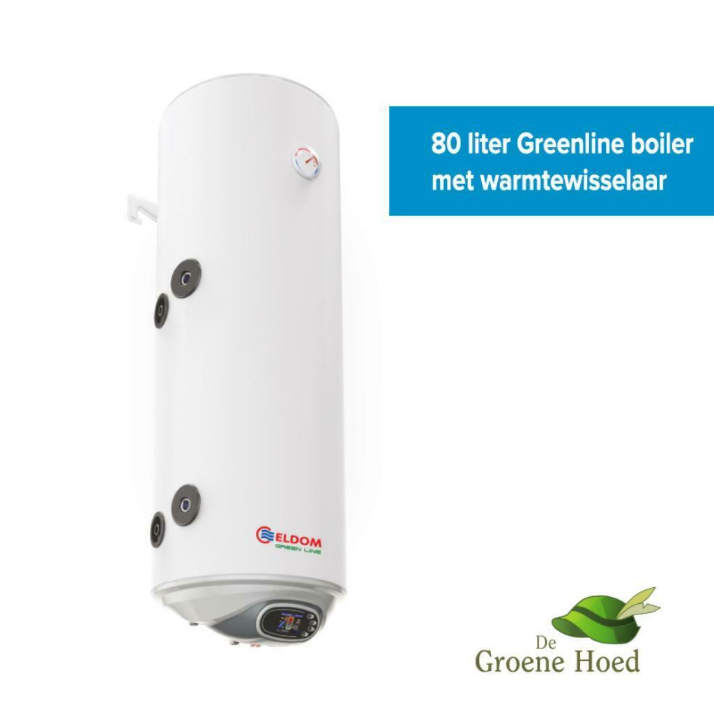 80 liter Green Line elektrische boiler met warmtewisselaar, 20 tot 100 liter, Info@eldominvest.com, Eldominvest, Terugslagbeveiliging (TTB)