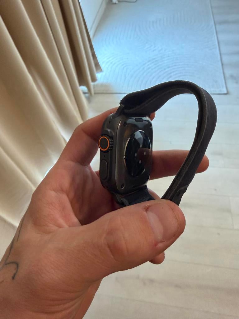 Apple Watch Ultra 2 Black Edition, Afstand, Zwart, IOS, Ophalen of Verzenden