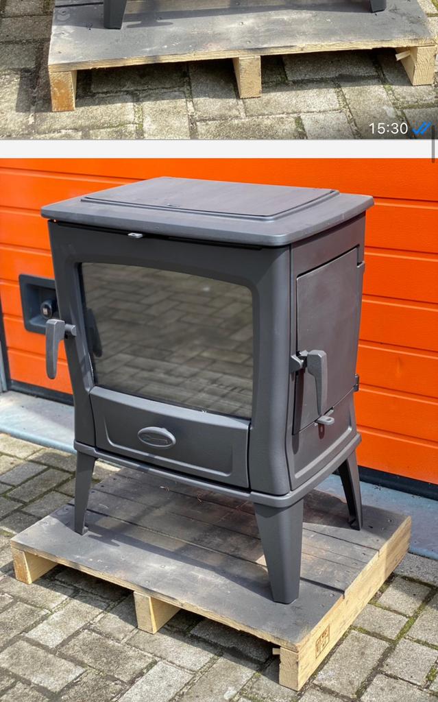 Demo model Dovre tai 45 M ( hout/kolen uitvoering), Ophalen, Houtkachel, Zo goed als nieuw, Vrijstaand