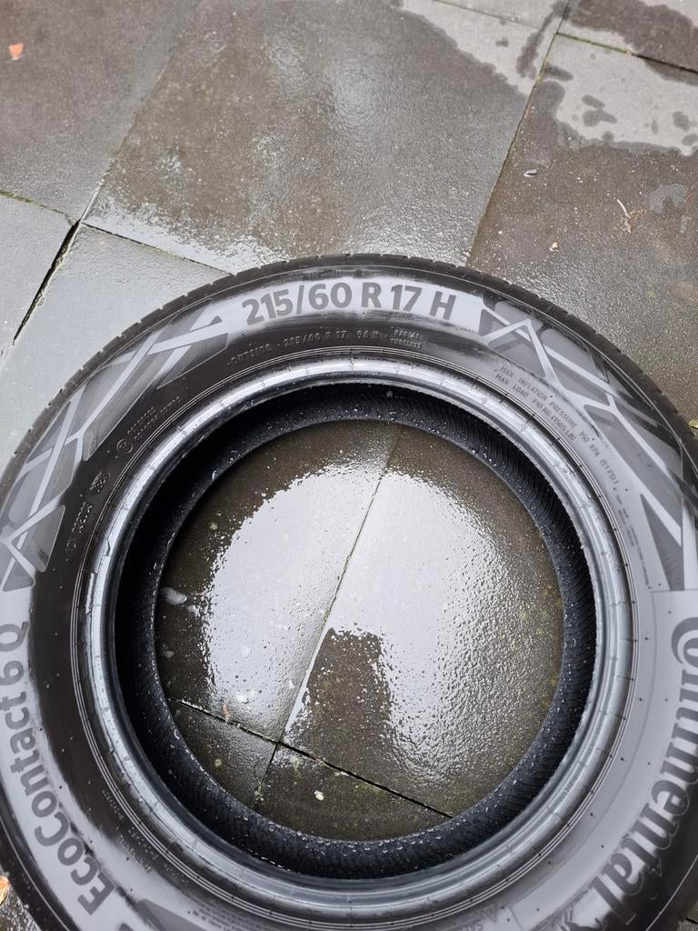 4 zmr banden 6,5mm Continental eco contact 6Q - 215/60R17H, Ophalen