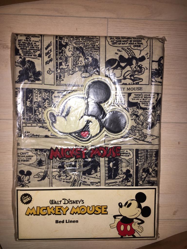 Nieuw dekbedovertrekset Mickey Mouse, Overige kleuren, Jongetje of Meisje, Dekbedovertrek, Nieuw