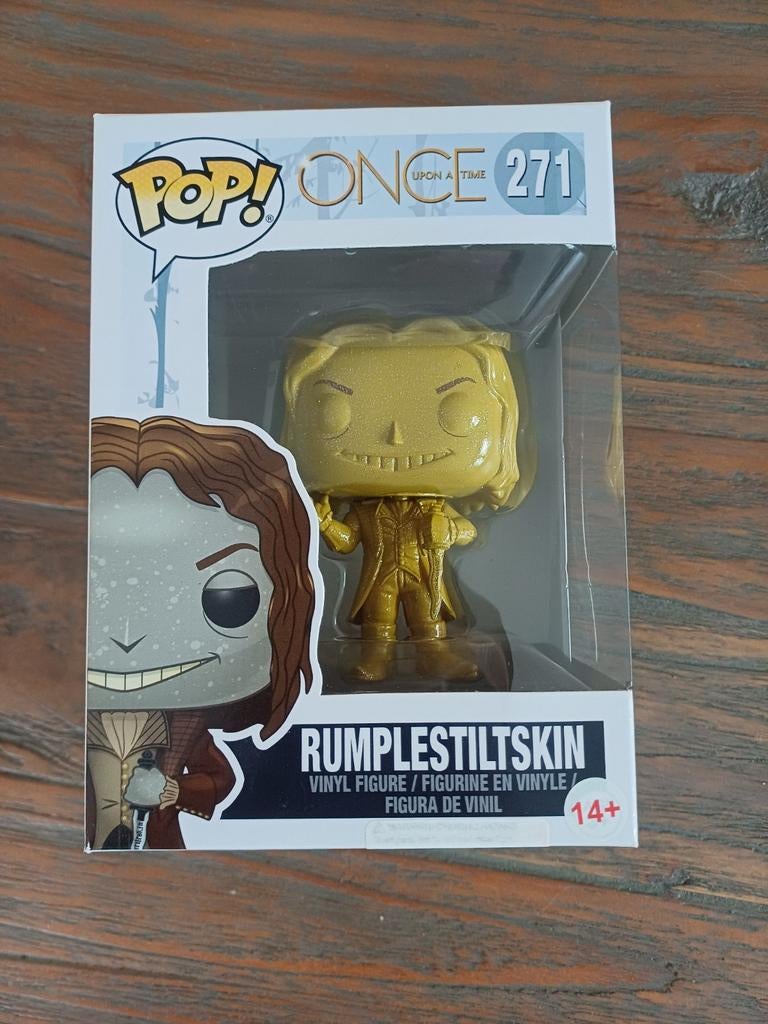 Funko Pop: Once upon a Time, 271 Rumplestiltskin Gold excl, Ophalen of Verzenden, Zo goed als nieuw