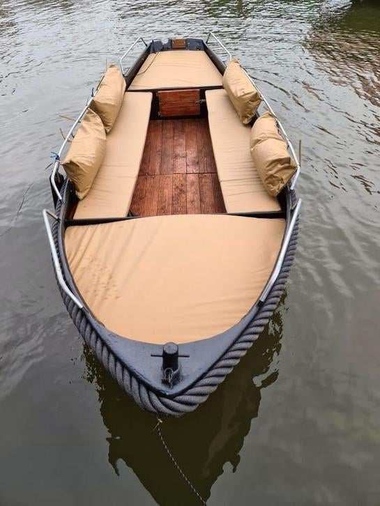 Unieke Grachtenboten en sloepen. Stoer, Stijlvol en Duurzaam, Watersport en Boten, Staal, Elektrisch, Ophalen of Verzenden, Zo goed als nieuw