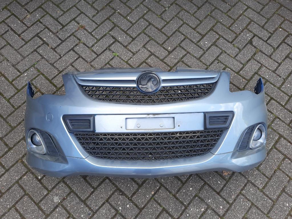 Facelift voorbumper opel corsa d OPC, zilver., Ophalen of Verzenden, Voor, Opel, Bumper