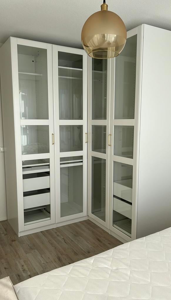 4x ikea pax tyssedal glazen deuren, Zo goed als nieuw, Minder dan 100 cm, 25 tot 50 cm, 50 tot 100 cm