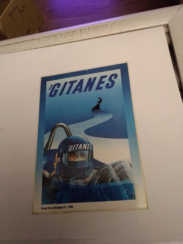 GITANES. GRAND PRIX OF BELGIUM. F1-1985, Ophalen of Verzenden