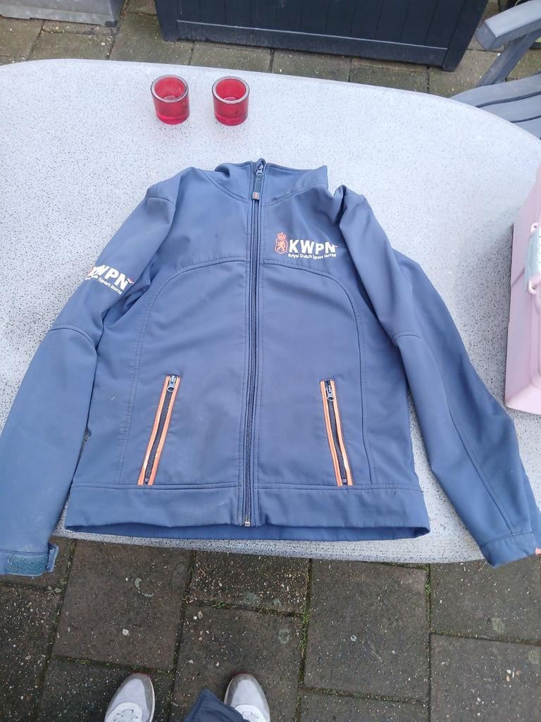 Paarden zomerjas van kwpn, Ophalen of Verzenden, Gedragen, Maat 46 (S) of kleiner, Blauw