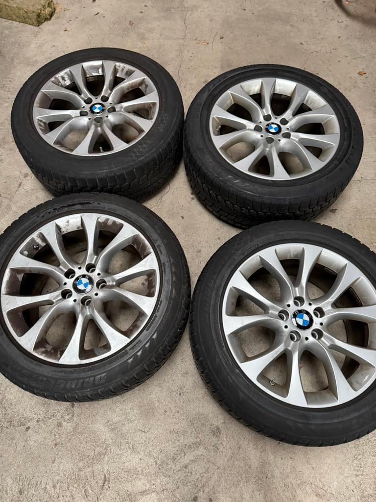 Bmw x5 velgen 5x120 winterbanden 19 inch (Vw transporter), 255 mm, Banden en Velgen, Winterbanden, Ophalen