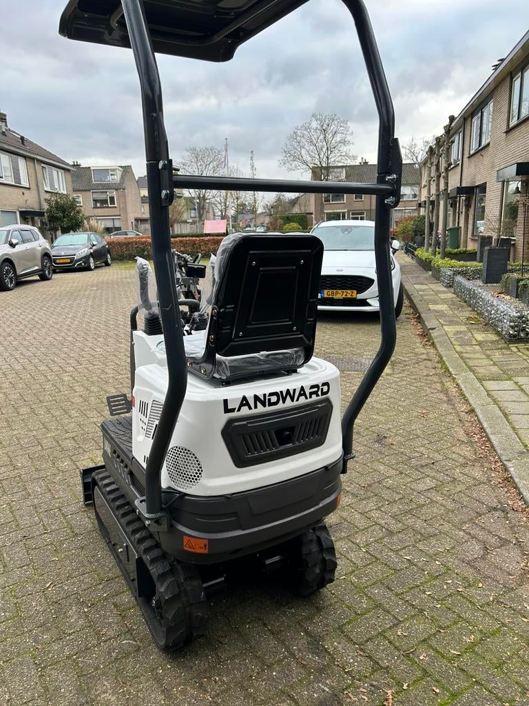 Minigraver nieuw, Ophalen, Graafmachine